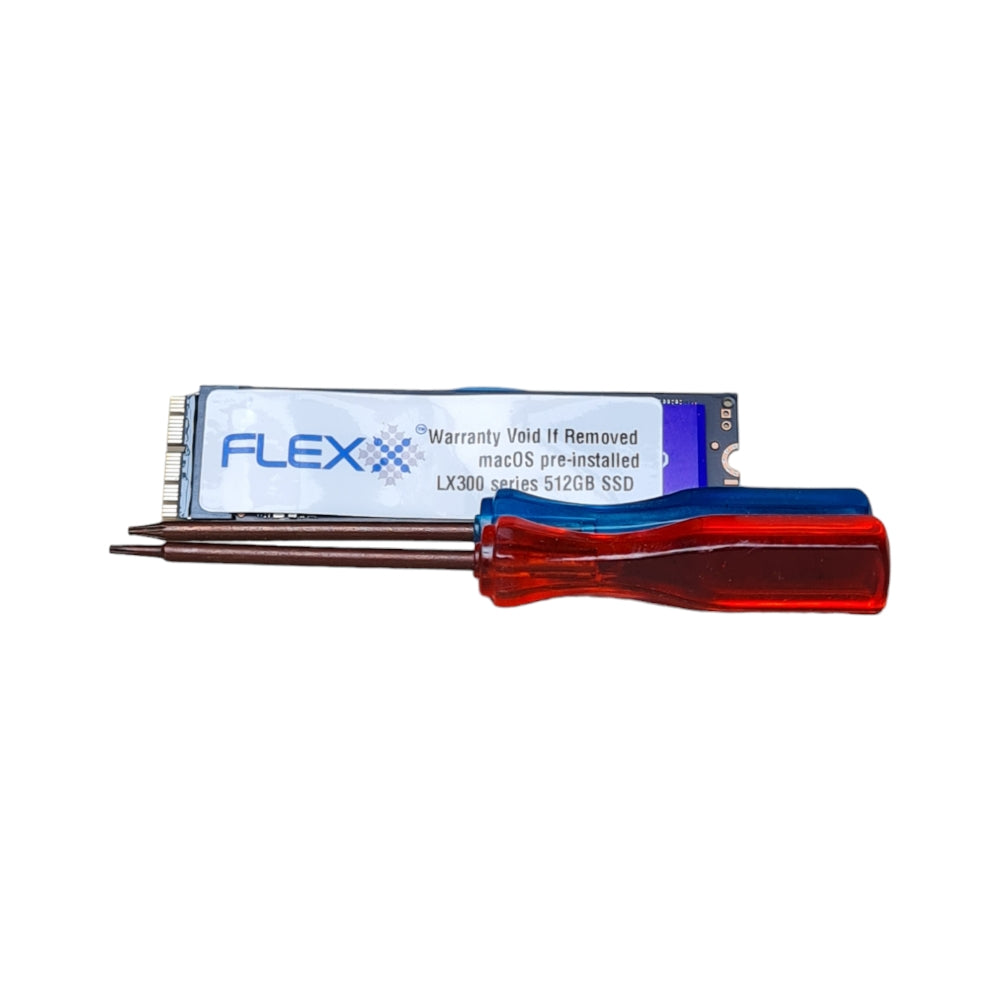 Flexx LX300 NVME SSD Kit for MacBook Pro Late 2013-2015 and MacBook Air Mid 2013-2017 Flexx LX300 NVME SSD Kit for MacBook Pro Late 2013-2015 and MacBook Air Mid 2013-2017